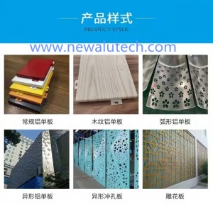 Color Custom and Perforated Aluminum Sheet for Building