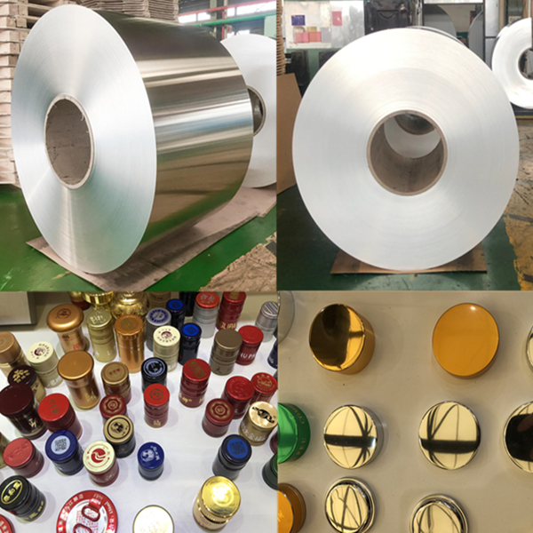 Hot rolling Aluminum Coil 8011 H18 H19 for wine cap